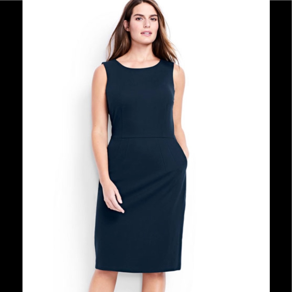 Land’s End Plus Size Sheath Ponte Dress